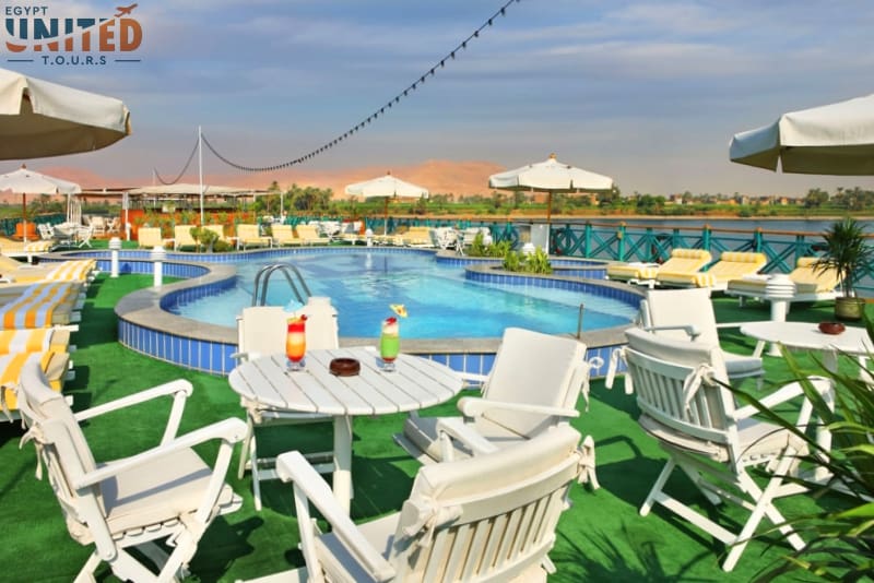Sonesta Moon Goddess Nile cruise boat swimming pool
