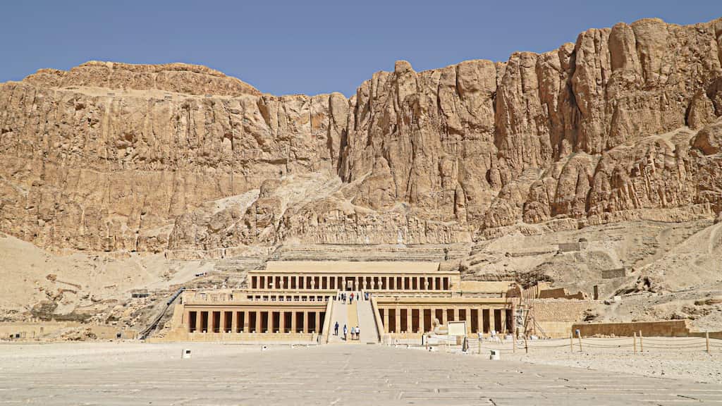 Mortuary temple of Hatshepsut in Deir el-Bahari - Egypt