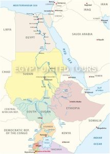 Nile River Map Meaning And Facts 5 Major Comparisons Nile Map 215x300 