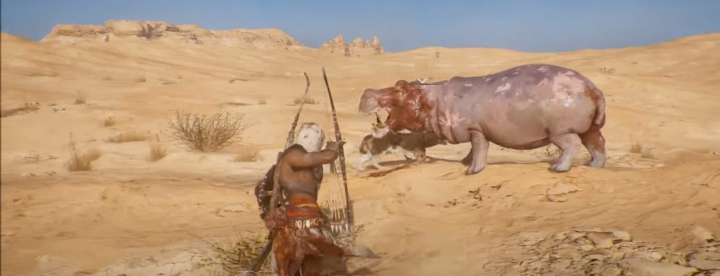 Ancient Egyptian Kings Hunting The Hippopotamus