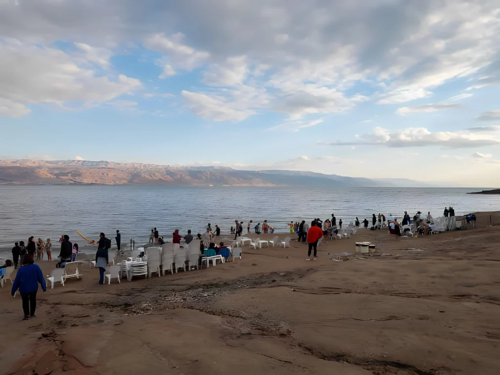 Kalia beach at the Dead Sea, West Bank