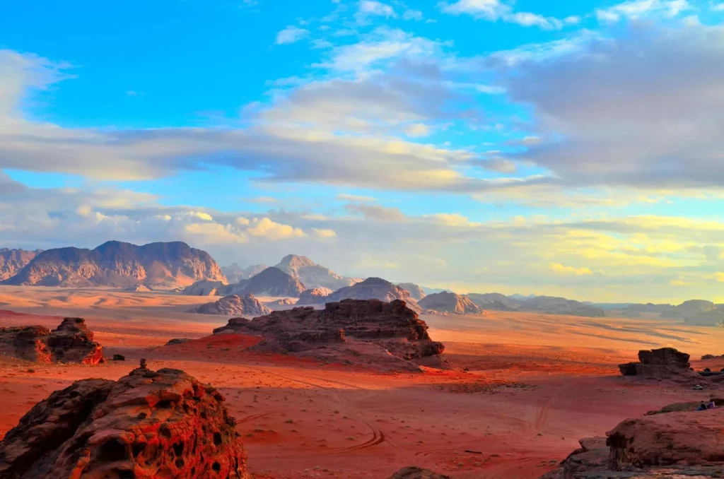 Sunset of Wadi-Rum 