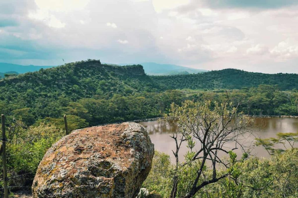 Crater Lake at Lake Naivasha, Rift Valley