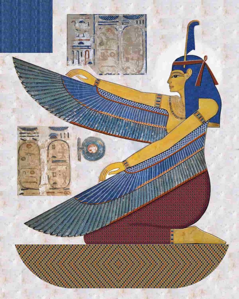 Goddess Ma'at or Maat of Ancient Egypt