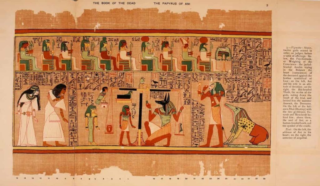 The Weighing of the Heart, and the ancient egyptian myths