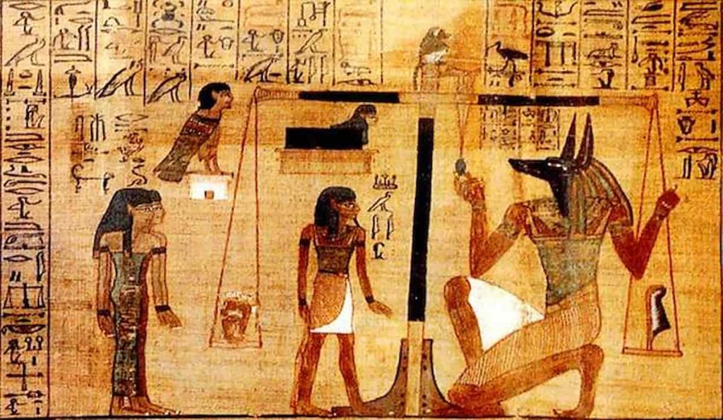 The Weighing of the Heart myth, and ancient egyptian myths