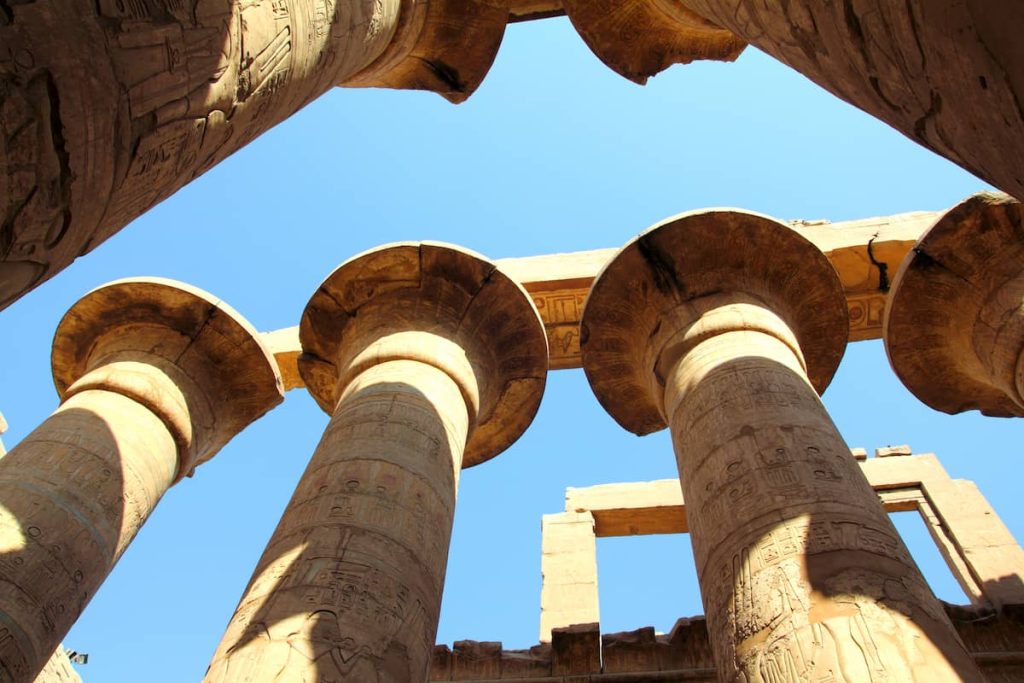 Ancient Egypt Technology in Temples Architecture