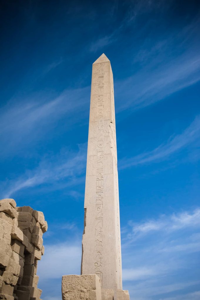 Ancient Egyptian Obelisks located in Luxor