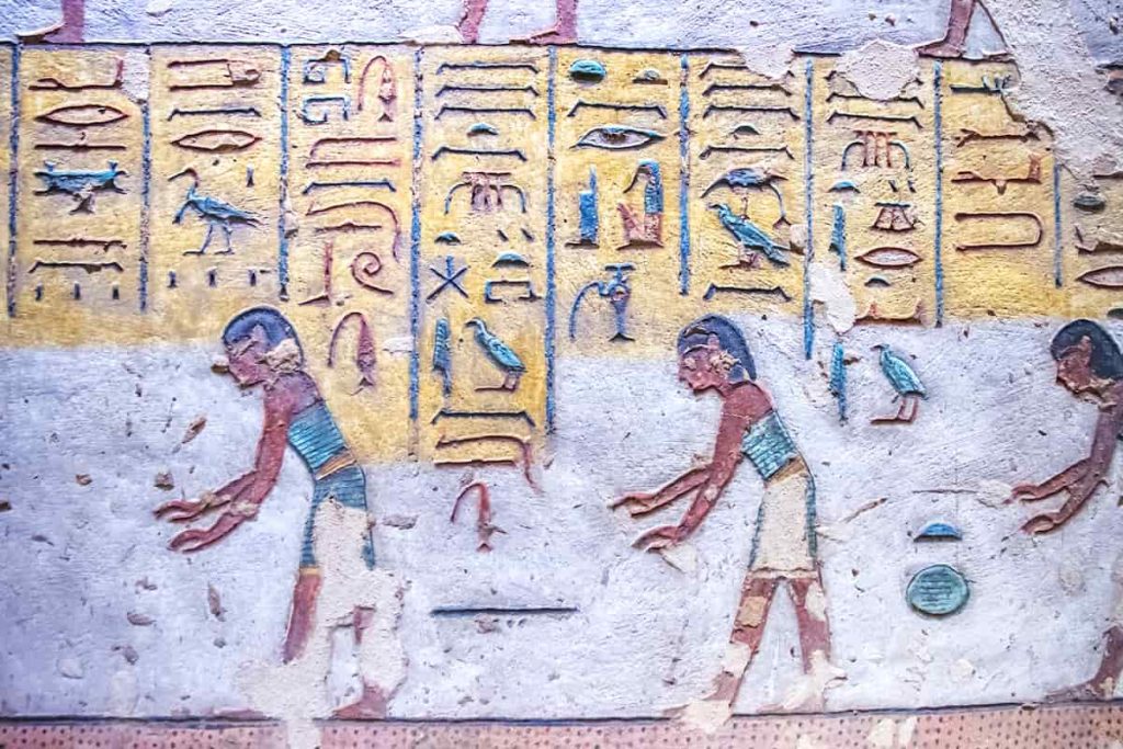 Workers in ancient Egypt society
