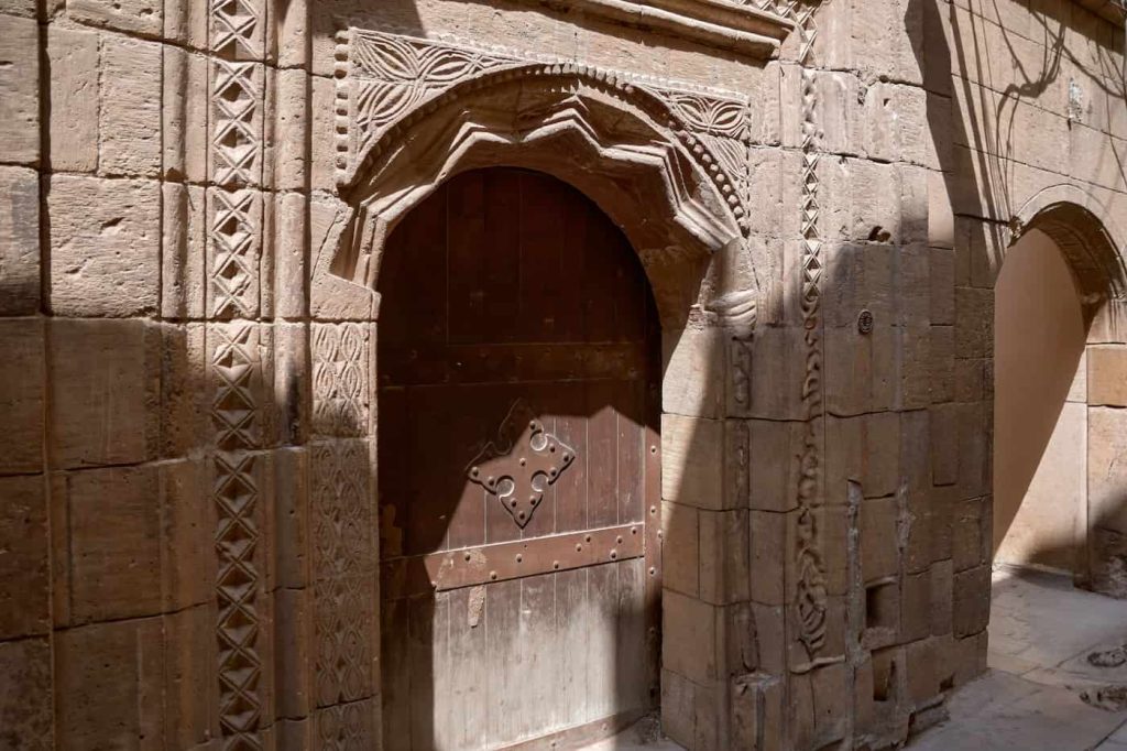 Coptic quarter of old Cairo in Egypt.