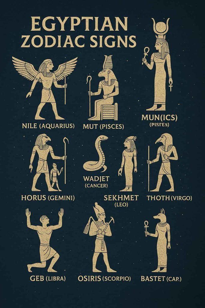 Egyptian zodiac signs