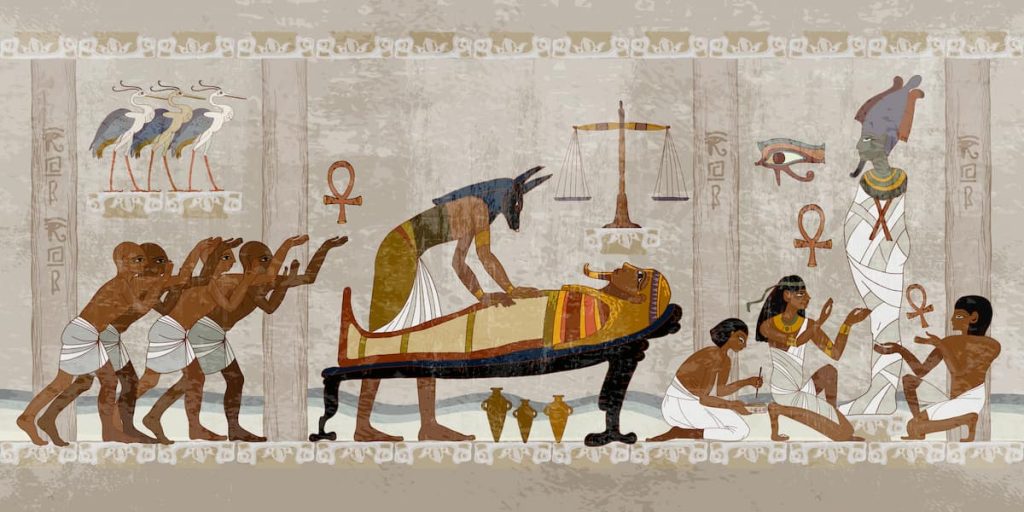 Is Anubis a cat or dog in ancient Egypt time