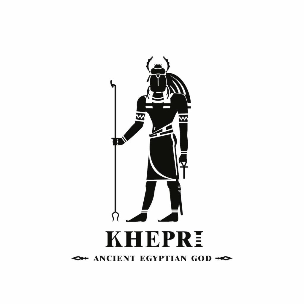 Ancient egyptian god khepri