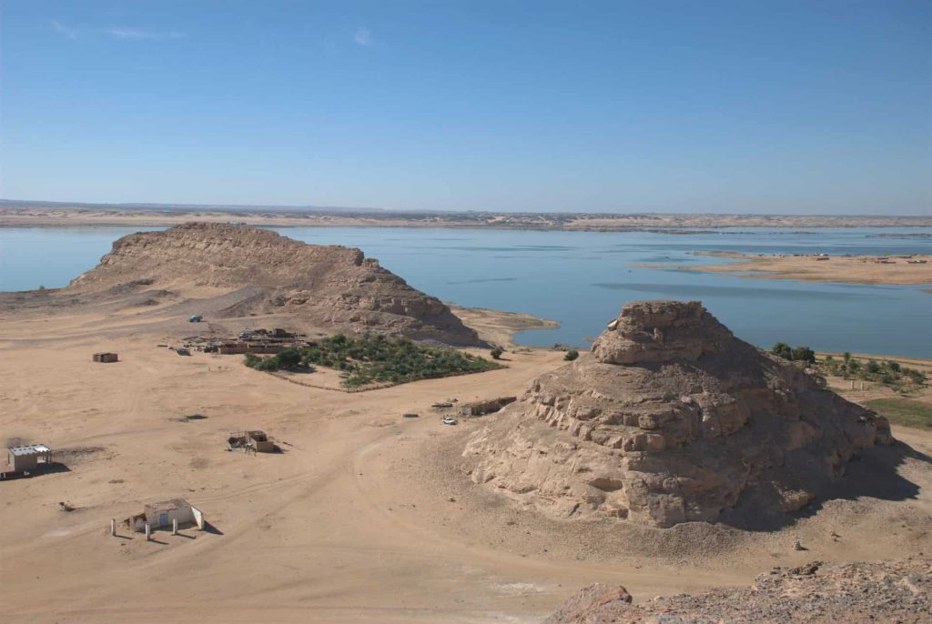 Lake Nubia in Sudan