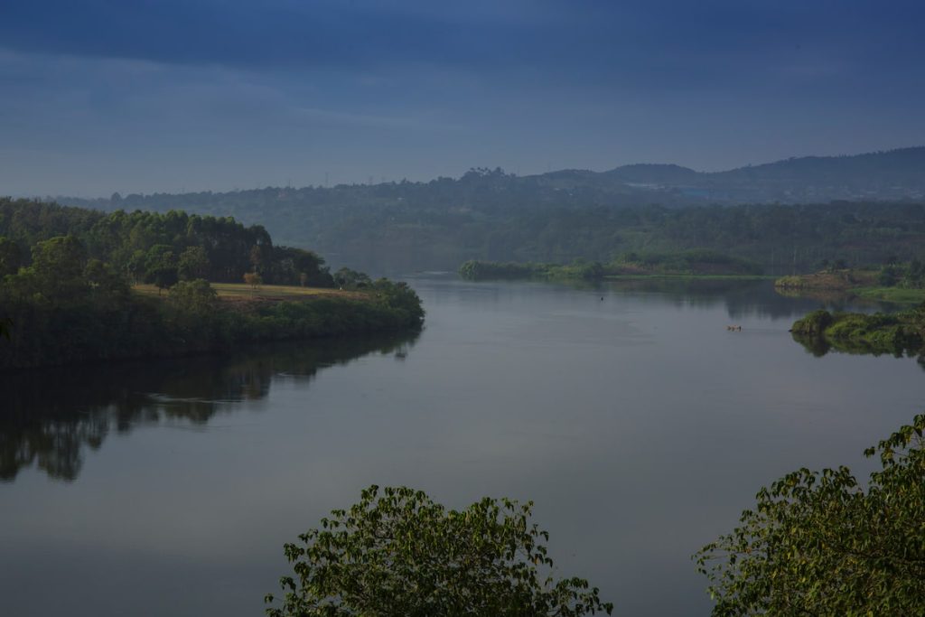 Nile river near lake Victoria