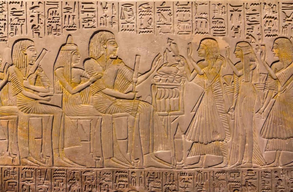 Nobels and High officiels in ancient Egyptian society classes