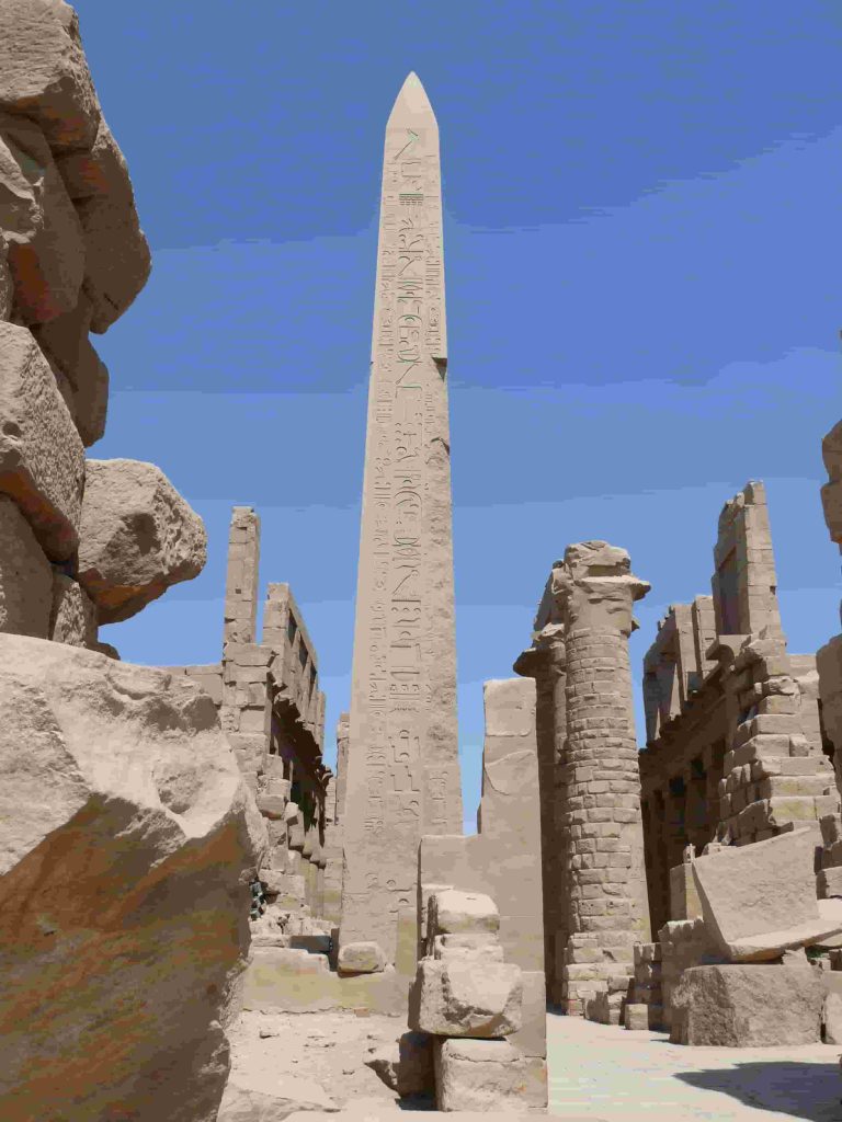Obelisks Egypt of Thutmosis I in Karnak