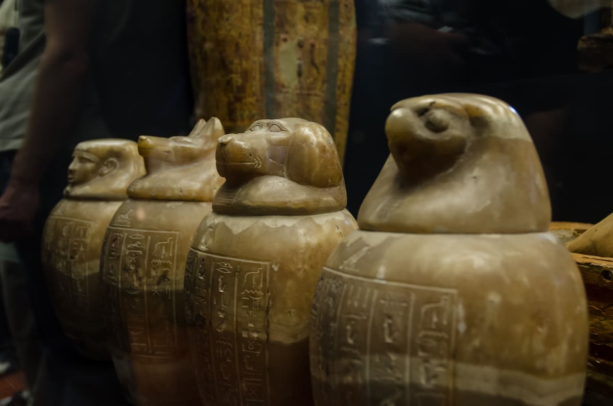 The Canopic Jars Ancient Egypt