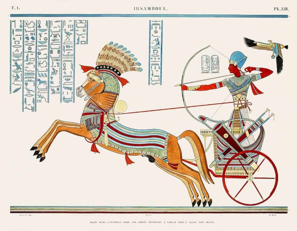 Ramesses II on chariot