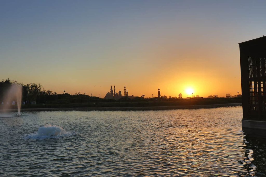 Sunset in Azhar Park