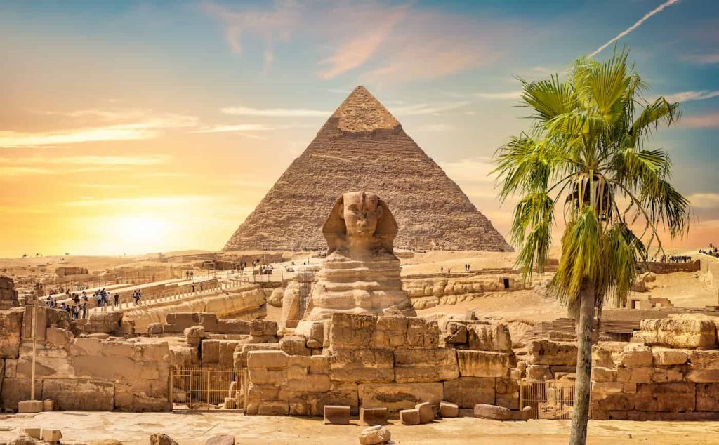 The Giza Pyramids and the Sphinx