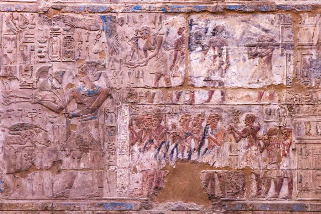 Ancient Egyptian social classes and structure pyramid