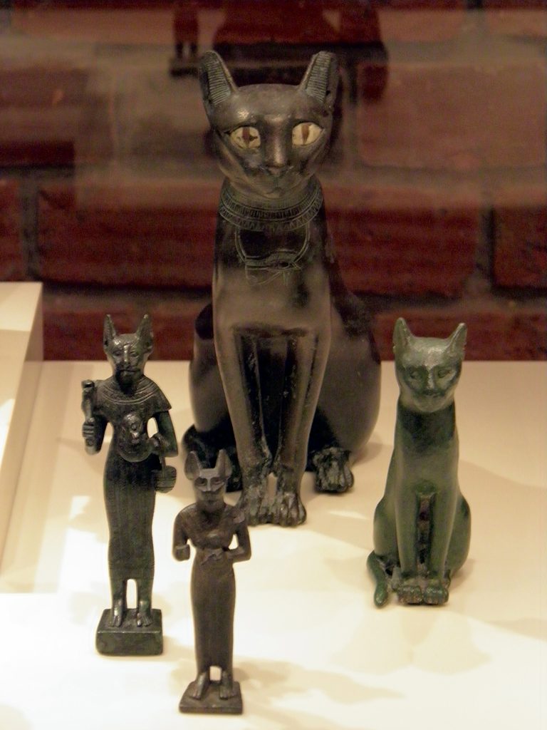 Bastet, a feline goddess of ancient Egyptian religion
