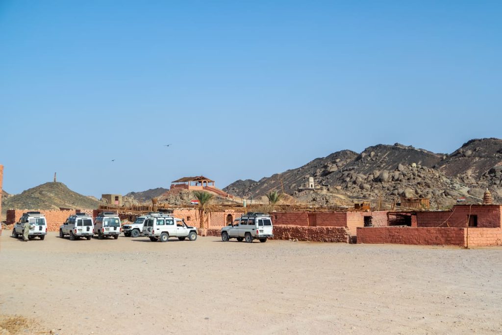Bedouin VIllage, Oriental desert near Safafa, Egypt, Africa