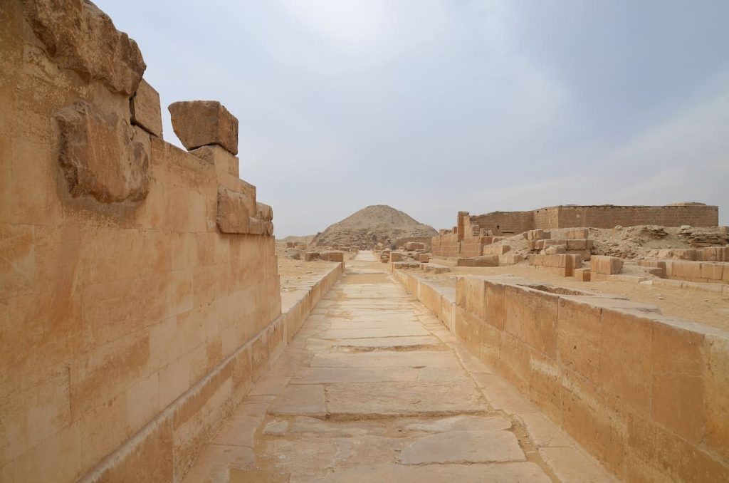 Causeway leading to the pyramid
