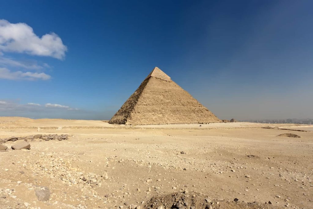  Pyramid of Khafre in Egypt