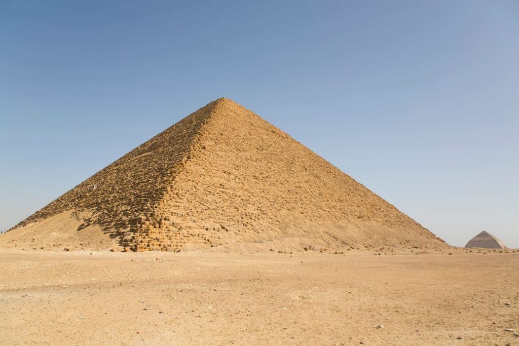Sneferu built the Red Pyramid, with Bent Pyramid