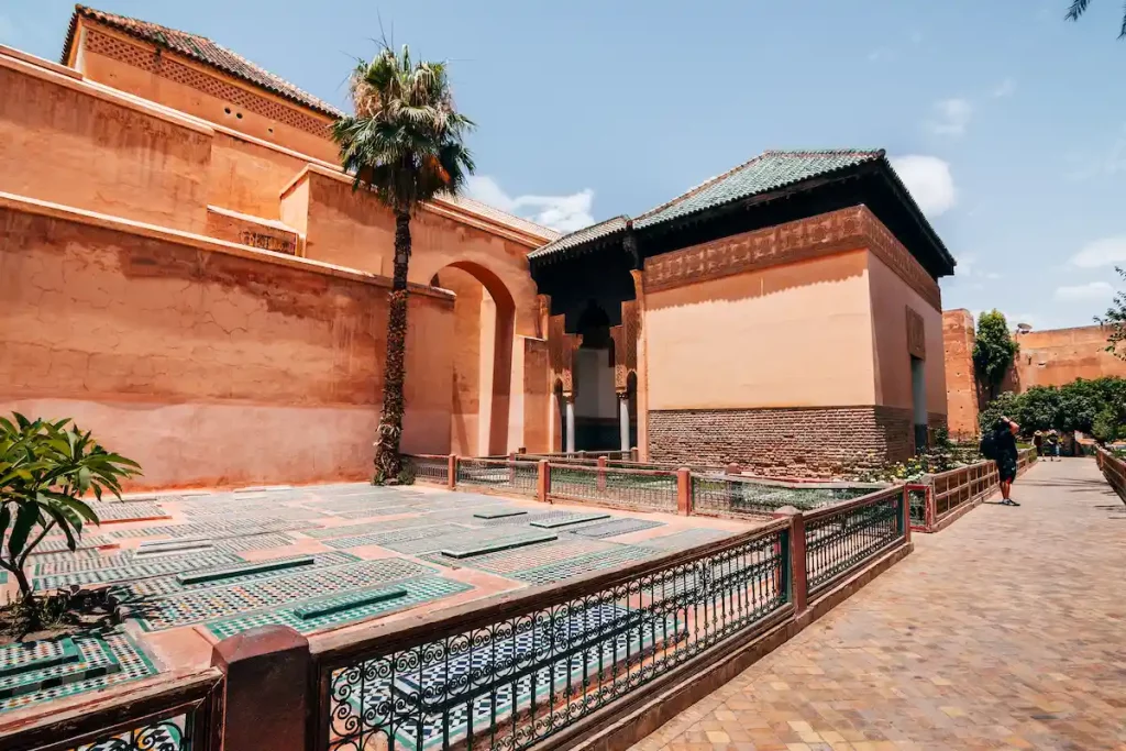saadian tombs at marrakech, morocco