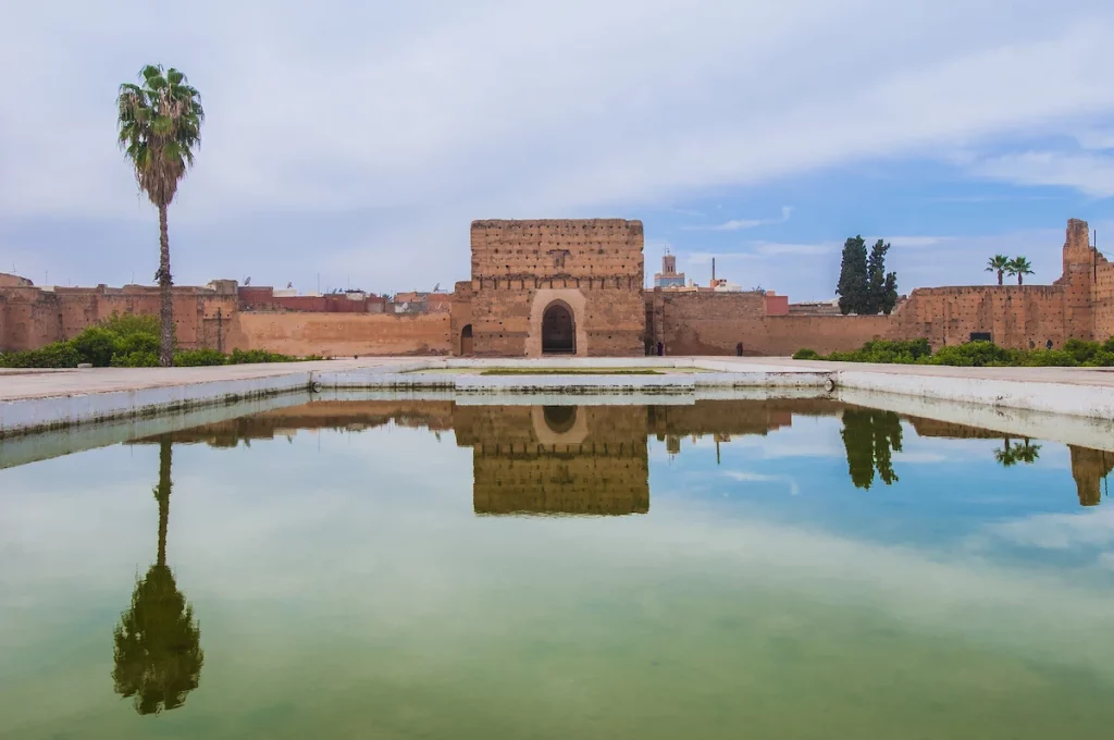 El Badi Palace Audience Pavilion at Marrakech, Morocco