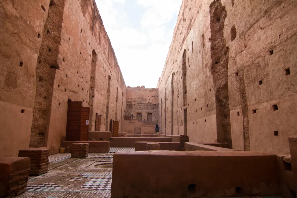 Badi Palace ,a ruined palace located in Marrakesh, Morocco