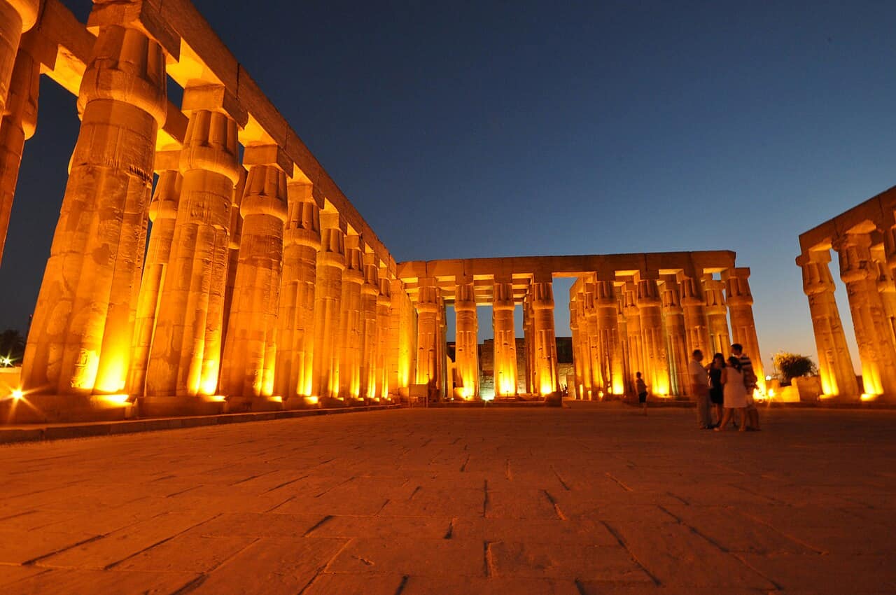 The Court of Amonhotep III - Luxor Temple