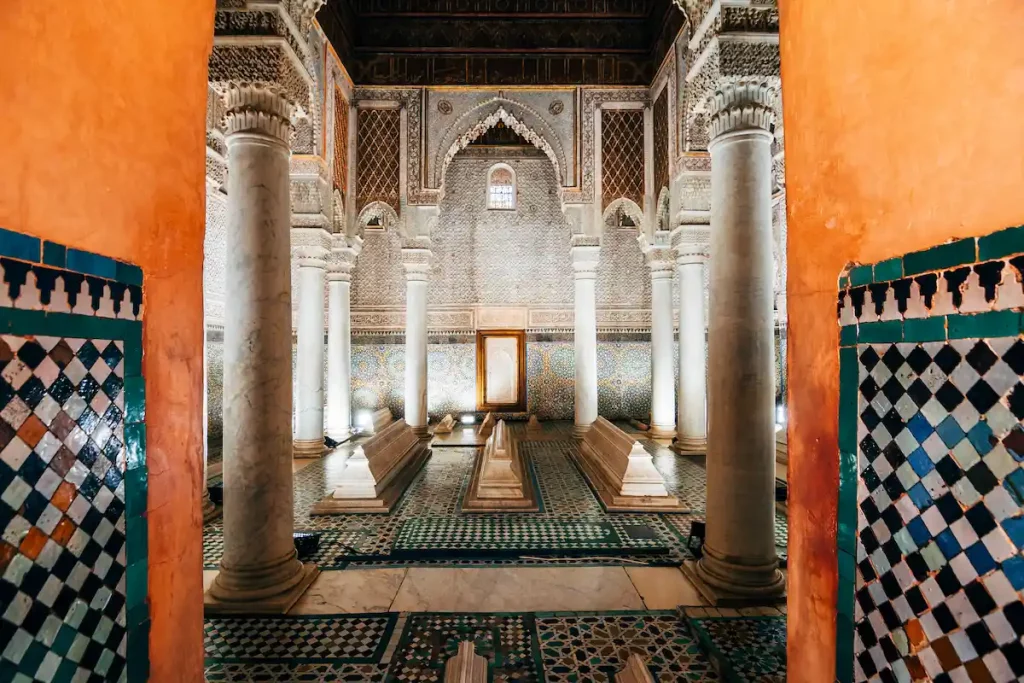 saadian tombs view, El Badi Palace Marrakech