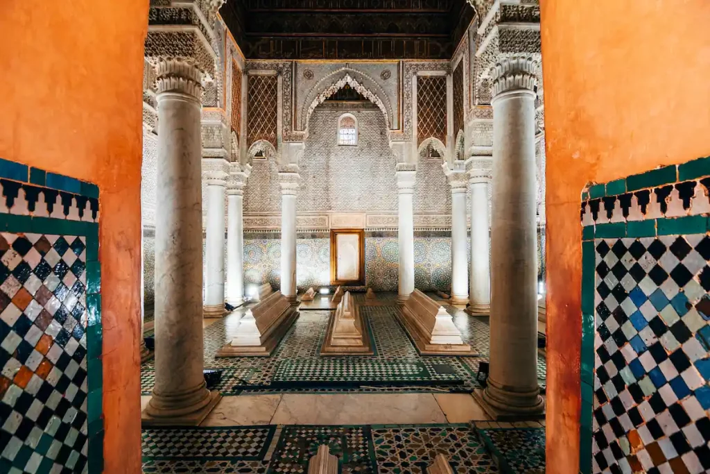 saadian tombs view, The mausoleum 