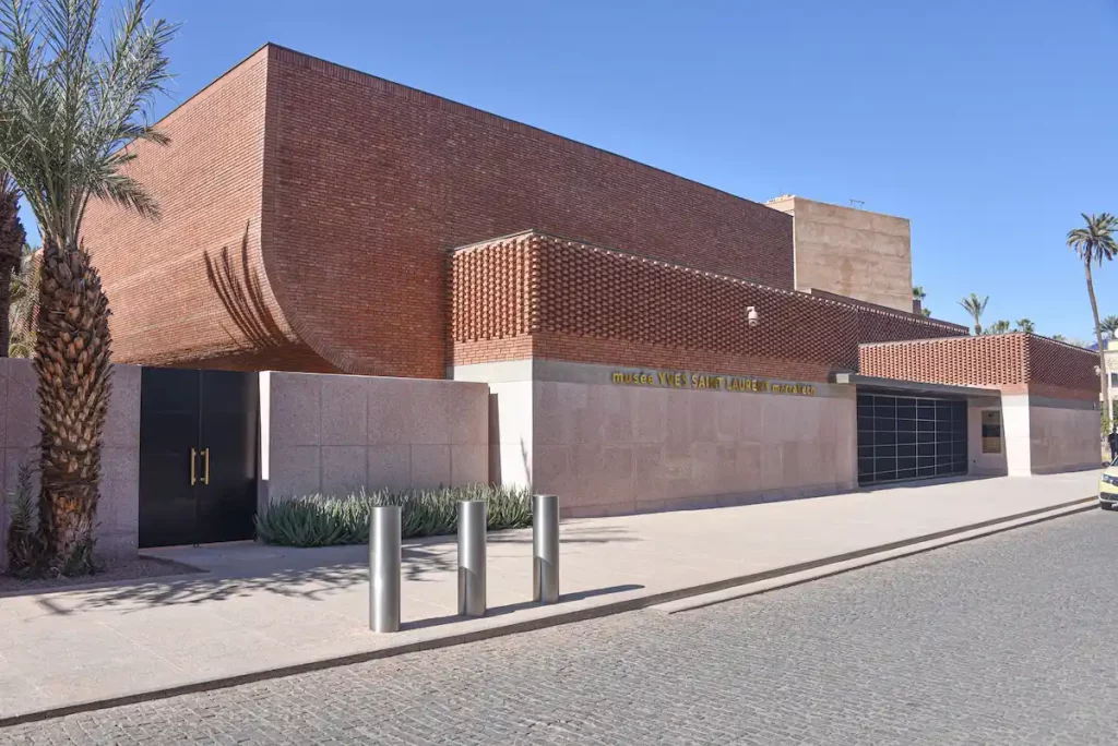 Exterior of the Yves Saint Laurent Marrakech museum
