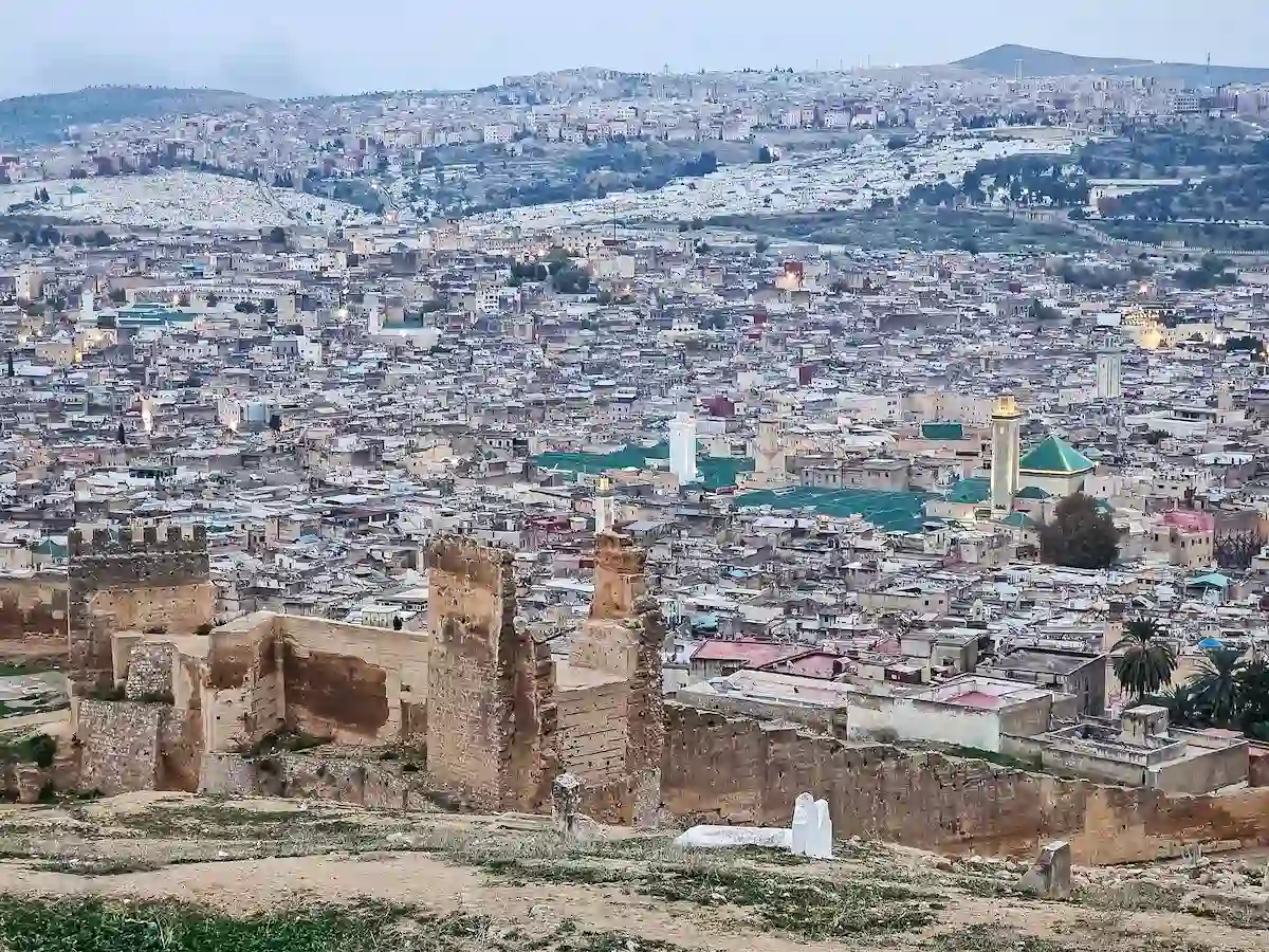 Borj Nord and Merenid Tombs Fez Morocco