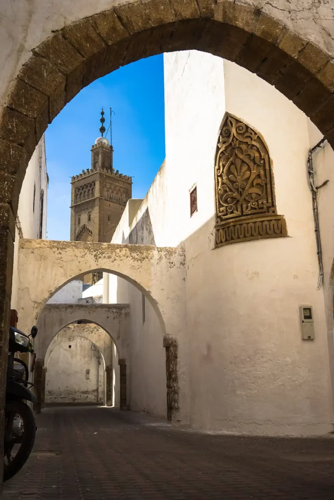 One of the most instragmable views of the old medina the habous in Casablanca