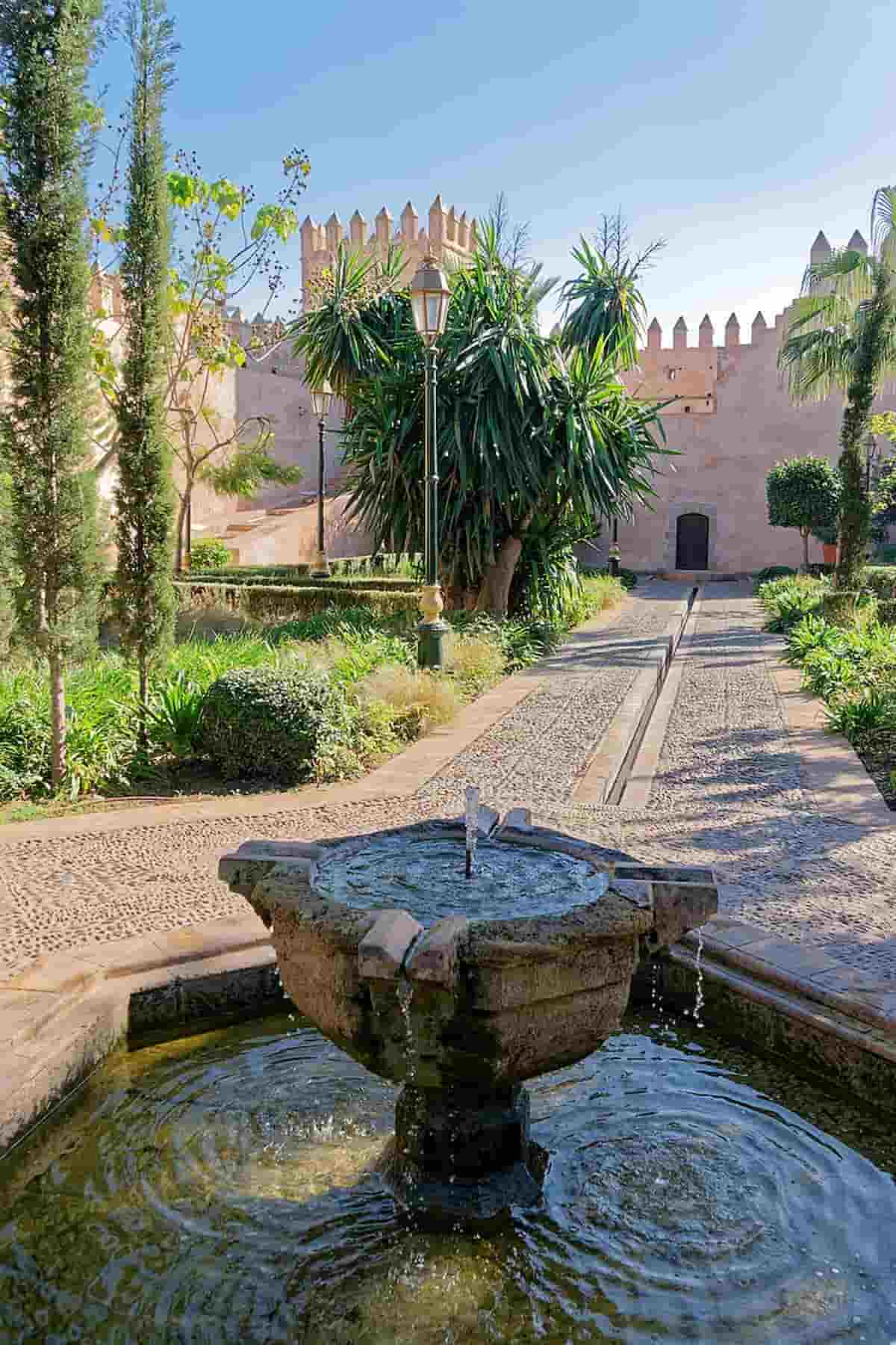 The Andalusian Garden in Rabat.