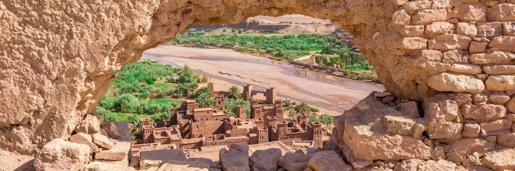 Ait Benhaddou Kasbah, Ait Ben Haddou, Ouarzazate, Morocco,