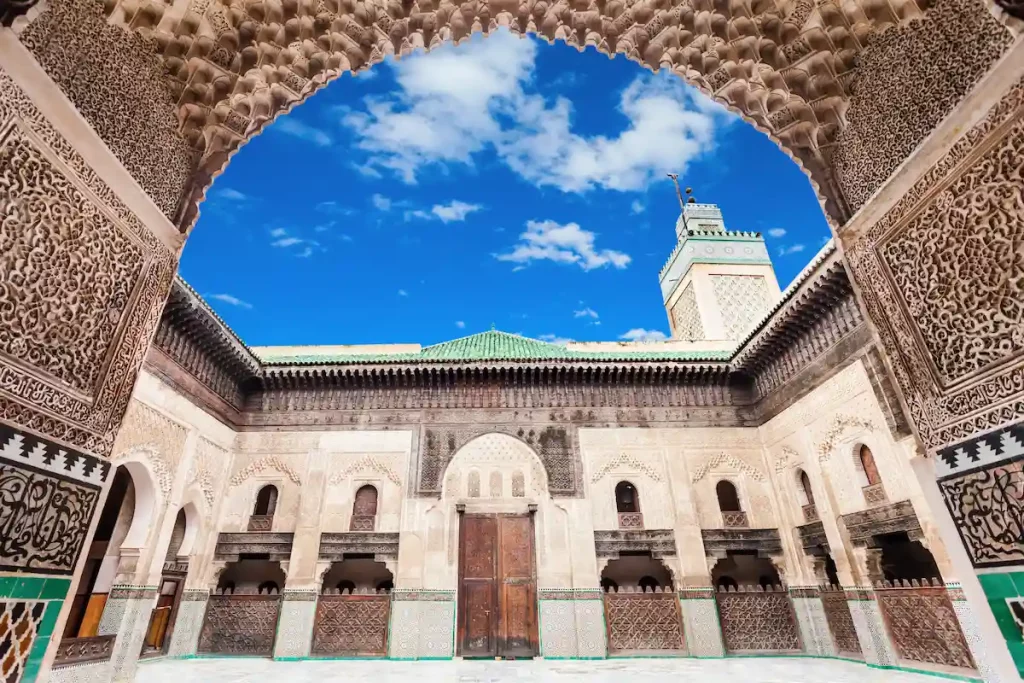 The Medersa Bou Inania is a madrasa in Fes, Morocco. Medersa Bou Inania is acknowledged as an excellent example of Marinid architecture.