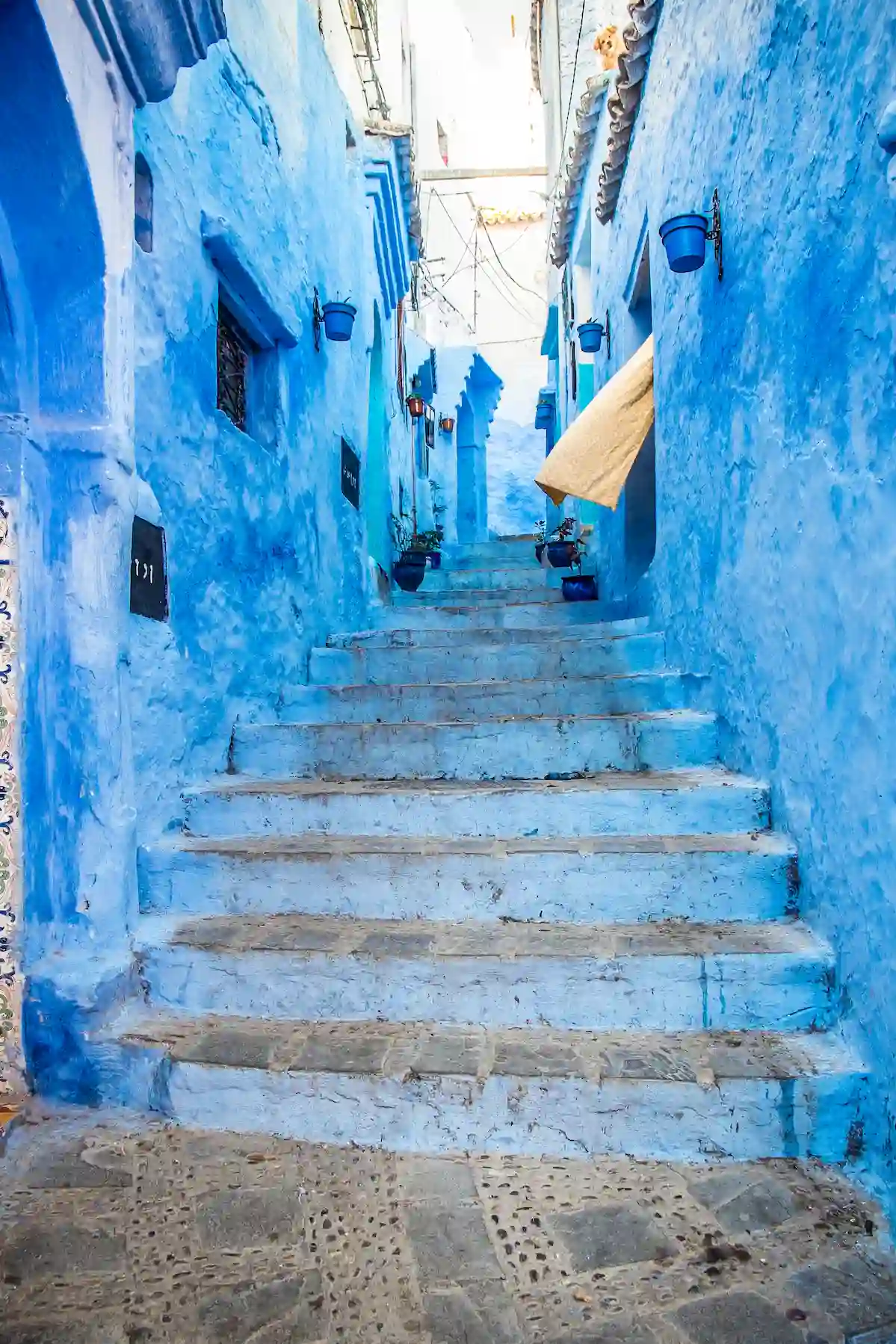 The beautiful blue medina of Chefchaouen in Morocco