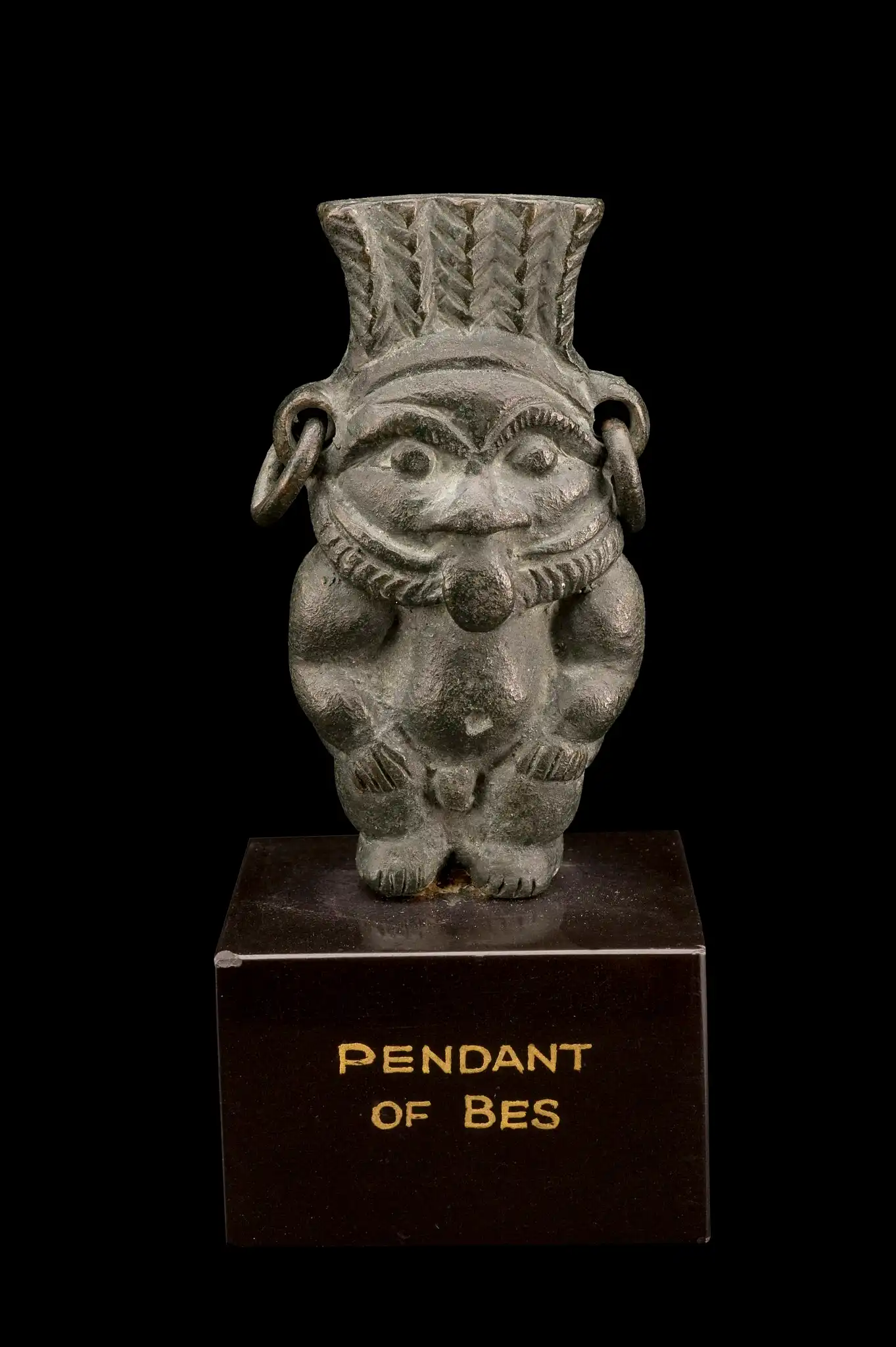 Bronze statue of Bes, Egypt