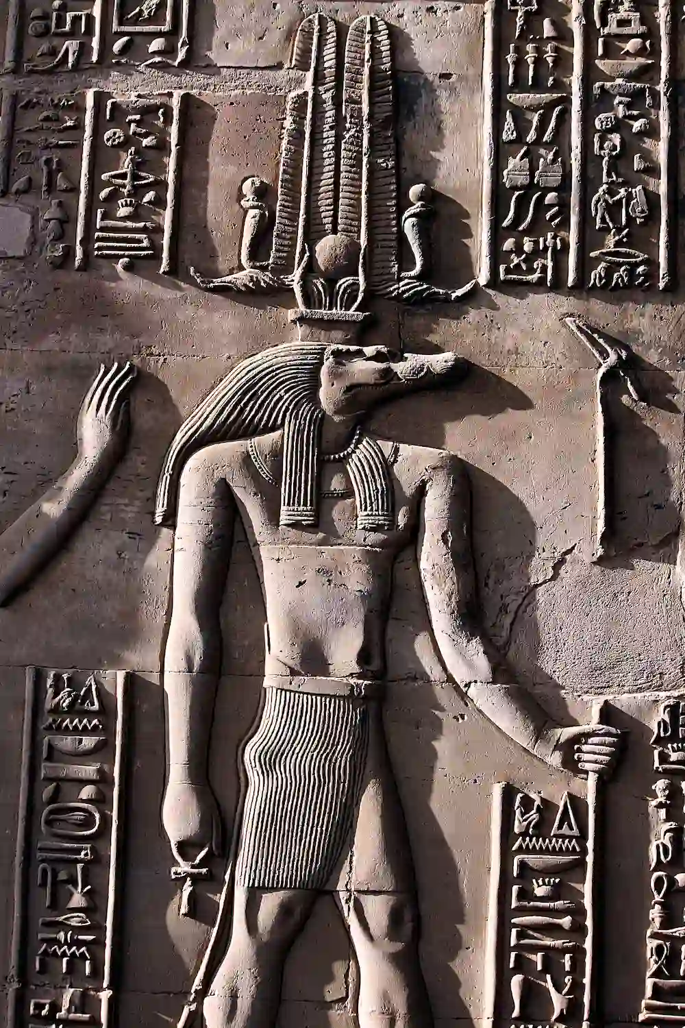 Egyptian god Sobek in Kom Ombo