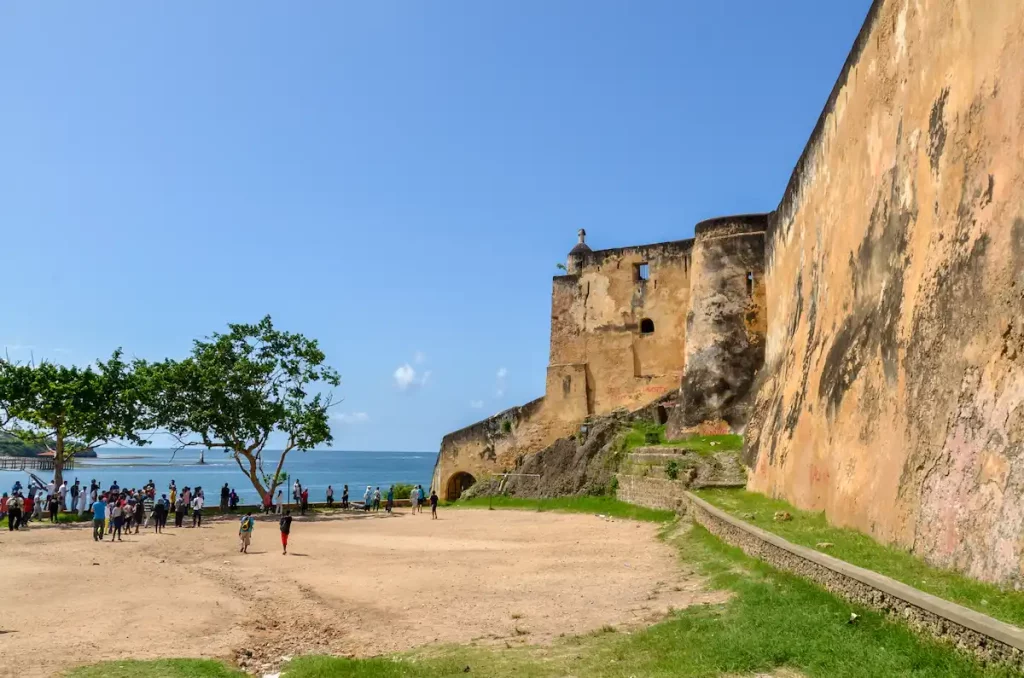 Indian Ocean Coast Line, (Fort Jesus), Mombasa , Kenya