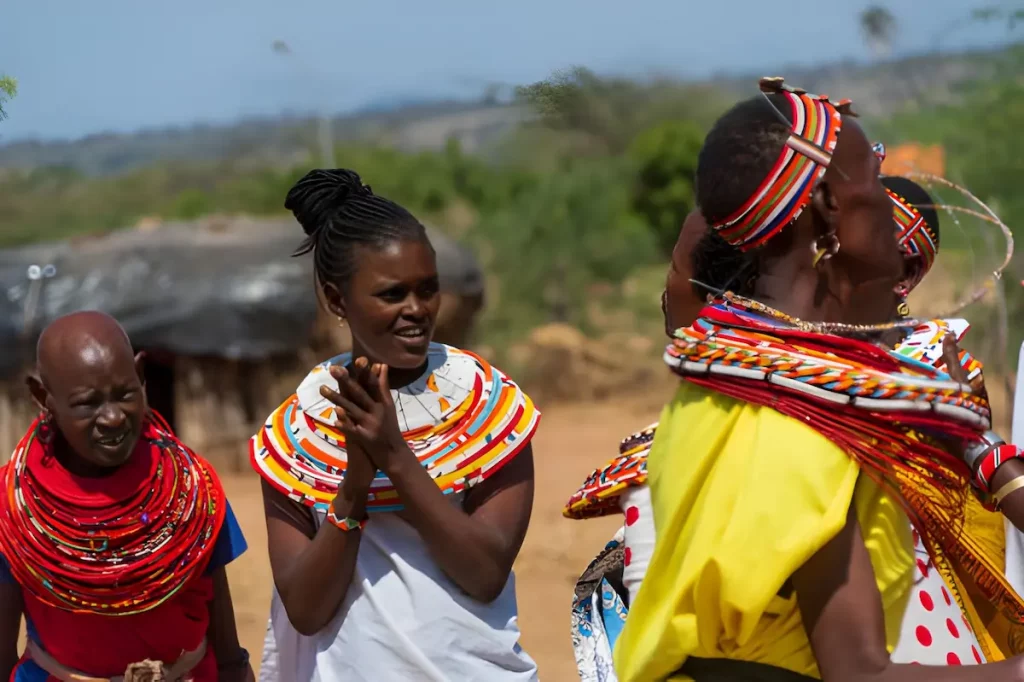 People from the Umoja Women Cultural village