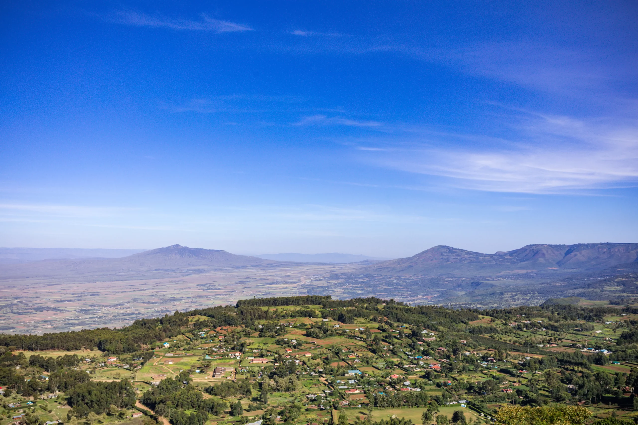 Mount Longonot National Park Stratovolcano Southeast Lake Naivasha Great Rift Valley Kenya Africa