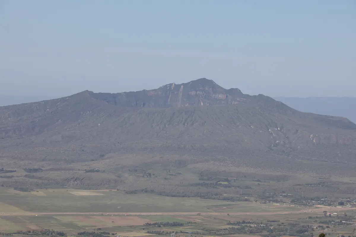 Mount Longonot Stratovolcano in Kenya